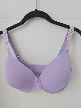 Natori NWOT Women's Lavender Pure Luxe Custom Coverage Contour Underwire Bra 34G